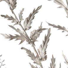 Fern branch, 95cm, silver