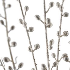 Berry branch, 84cm, silver