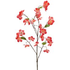 Kirschblütenzweig, 84cm, koralle