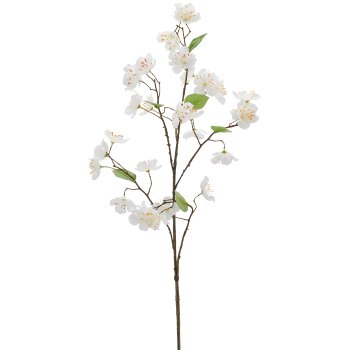 Kirschblütenzweig, 84cm, weiß