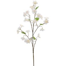 Kirschblütenzweig, 84cm, weiß