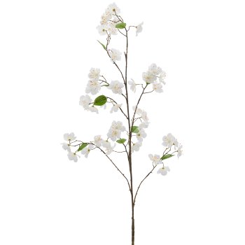 Kirschblütenzweig, 126cm, weiß