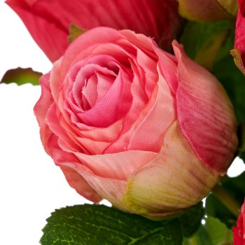 Rose bunch x12, 35cm, pink