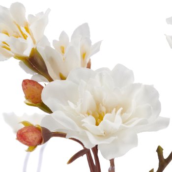 Cherry blossom branch, 110cm, white