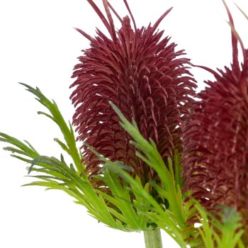 Thistle bunch x3, 58cm, aubergine