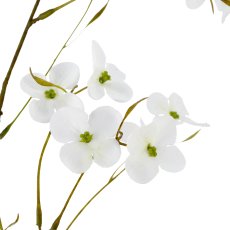 Cornuszweig, 111cm, weiß, Real Touch