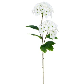 Schneeballzweig x2, 49cm, weiß, Real Touch