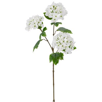 Schneeballzweig x3, 82cm, weiß, Real Touch