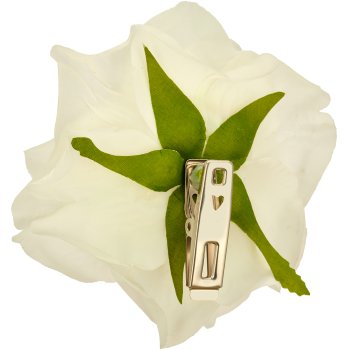 Rosenclip, 14x14x8cm, weiß, Real Touch