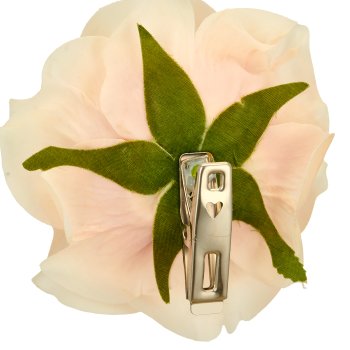 Rosenclip, 14x14x8cm, apricot, Real Touch