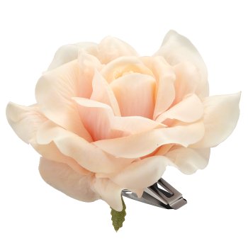 Rosenclip, 14x14x8cm, apricot, Real Touch