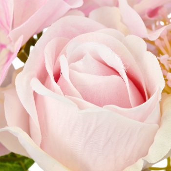 Rosen-Hortensien-Mix Bund, 30cm, rosa