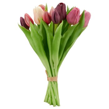 Tulip bunch x12, 30cm, lilac