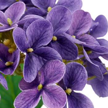 Hydrangea x1, 33cm, lilac, Real Touch