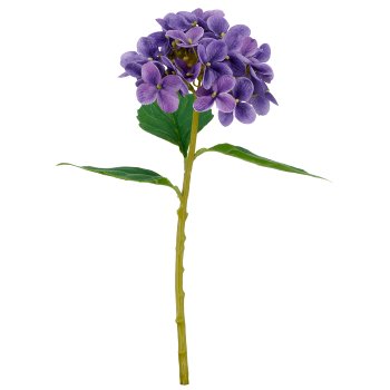 Hydrangea x1, 33cm, lilac, Real Touch