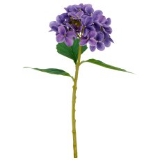 Hydrangea x1, 33cm, lilac, Real Touch