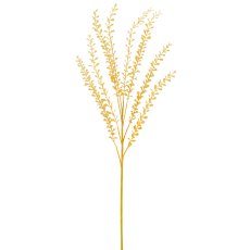 Streifenfarnzweig, 78cm, gelb