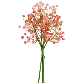 Leinkrautsträußchen x3, 27cm, pink