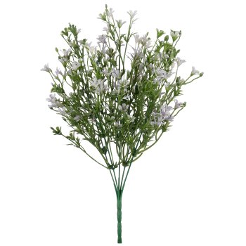 Wachsblumenbusch x5, 36cm, hellblau