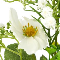 Mixed cosmea bouquet x4, 55cm, white