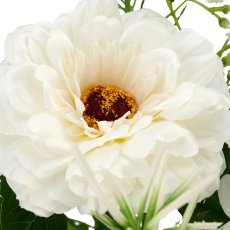 Dahlienmixstrauß x4, 65cm, weiß
