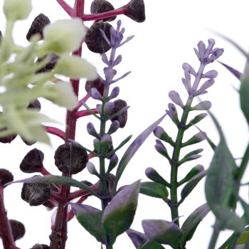 Bouquet with Phytolacca x3, 51cm, lilac
