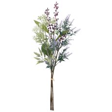 Bouquet with Phytolacca x3, 51cm, lilac