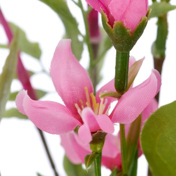 Strauß mit Stephanotis x3, 49cm, rosa