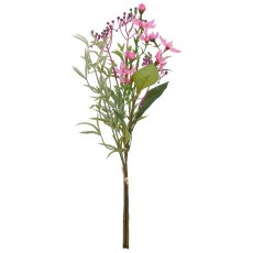 Strauß mit Stephanotis x3, 49cm, rosa