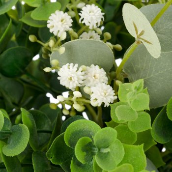 Eucalyptus mix bush, 37cm, grey