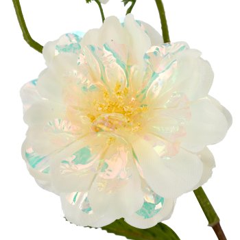 Rose x3, 89cm, weiß