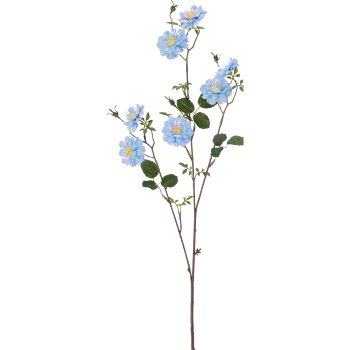 Rose x3, 89cm, blau