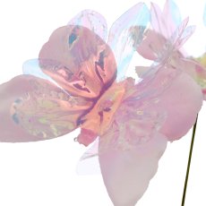 Schmetterlingszweig x6, 76cm, rosa