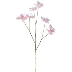 Schmetterlingszweig x6, 76cm, rosa
