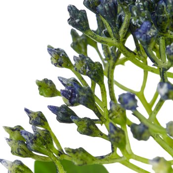 Viburnumzweig x3, 55cm, blau