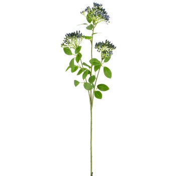 Viburnumzweig x3, 55cm, blau