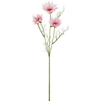 Margeritenzweig x3, 63cm, rosa