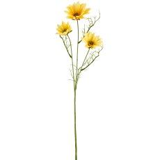 Margeritenzweig x3, 63cm, gelb