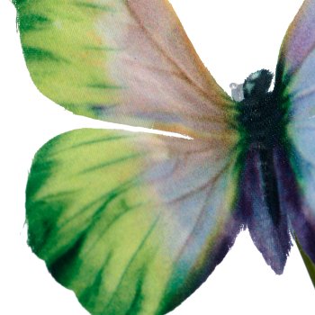 Schmetterlingszweig x3, 58cm, grün