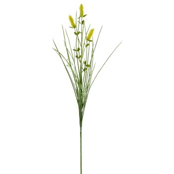 Graszweig mit Lagurus, 71cm, gelb