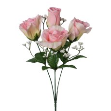 Bouquet of roses, 36cm, pink