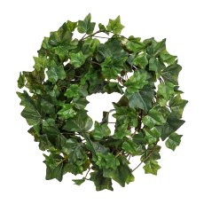 English Ivy Wreath, 143 leaves, ca. Ø 30cm, green,
