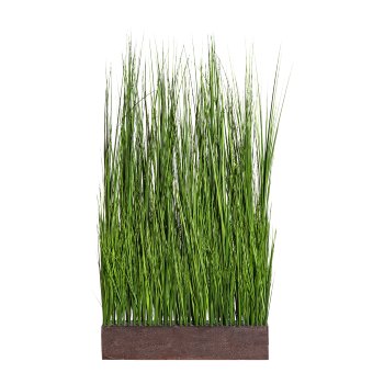 Grass Room Divider, approx. 125cm, green, in plastic box 13x61x10cm