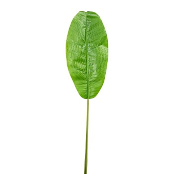 Bananenblatt 60x29cm, ges. 130cm, Kunststoff, grün 1/Poly
