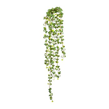 Ficus Baroque Leaf Hanger x7, ca. 100cm, Plastic, green