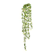 Ficus Barock Blatthänger x7, ca 100cm, Kunststoff, grün