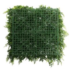 Fern mat, approx 50x50x7cm, plastic, green, UV-resistant,