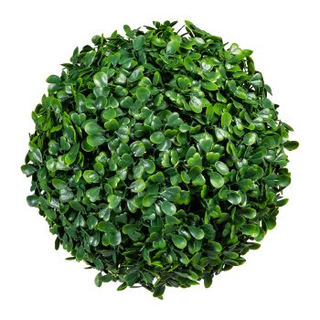 Buchsbaumkugel, ca 18cm, Kunststoff, grün, UV-beständig
