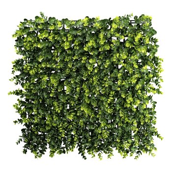 Kunststoff-Eukalyptusmatte 50x50x8cm,grün schwer entflammbar