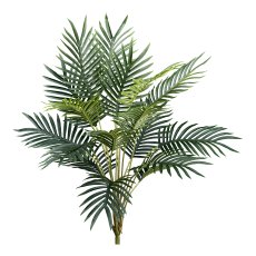 Areca palm x18 fronds green,